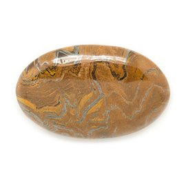 N3 - Cabochon Pierre - Oeil de Fer Tigre Ovale 36x23mm - 8741140018181 