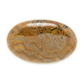 N13 - Cabochon Stein - Iron Eye Tiger Oval 45x29mm - 8741140018280 