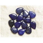2pc - Perles de Pierre - Lapis Lazuli Gouttes 16x12mm - 8741140017894 