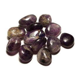 5Stk - Amethyst Steine Gerollte Kieselsteine 15-21mm - 8741140016903 