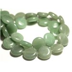 2pc - Perles de Pierre - Aventurine Verte Palets 16mm - 8741140015548 