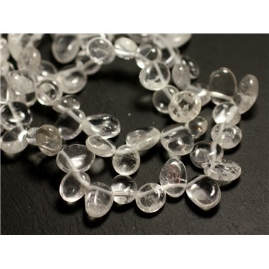 10pc - Perles de Pierre - Cristal Quartz Chips Rocailles 8-15mm - 8741140016255 