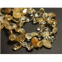 10pc - Perles de Pierre - Citrine Chips Rocailles 9-15mm - 4558550028235 