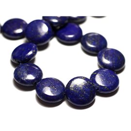 1Stk - Steinperle - Lapislazuli Palet 20mm - 4558550035721 