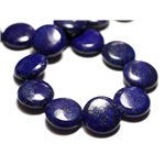 1pc - Perle de Pierre - Lapis Lazuli Palet 20mm - 4558550035721 