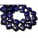 2pc - Perles de Pierre - Lapis Lazuli Losanges 16mm - 8741140014312 