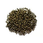 500pc environ - Apprêts Perles à écraser Métal Bronze 3mm - 8741140010710 
