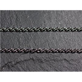 100 mètres - Chaîne Mailles Acier inoxydable 316L - Ovales 2.4x2x0.5mm - 4558550088505 