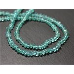 10pc - Perles de Pierre - Apatite claire Rondelles Boulier 3-5mm - 8741140012110