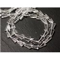 10pc - Perles de Pierre - Cristal Quartz Triangles 10-14mm - 8741140012172