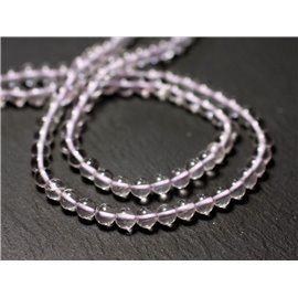 20pc - Stone Beads - Amethyst Lavender Balls 4mm - 8741140011427 
