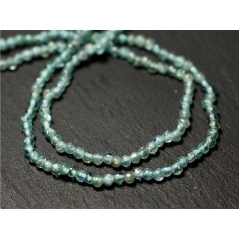 40pc - Perles de Pierre - Apatite Boules 2-5mm - 8741140011434 