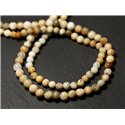 20pc - Perles de Pierre - Opale dendritique Boules 3-4mm - 8741140011496 