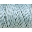 Bobine 20 mètres - Cordon Ficelle Chanvre 1.5mm Bleu Gris Pastel - 8741140011052 