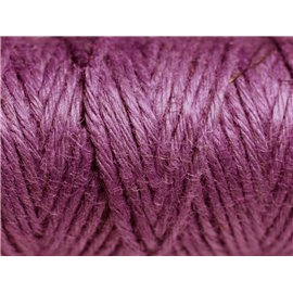 Bobine 20 mètres - Cordon Ficelle Chanvre 1.5mm Violet - 8741140011069 