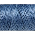 Bobine 20 mètres - Cordon Ficelle Chanvre 1.5mm Bleu Marine Indigo - 8741140011113 