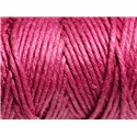 Bobine 20 mètres - Cordon Ficelle Chanvre 1.5mm Violet Rose Magenta - 8741140011205 