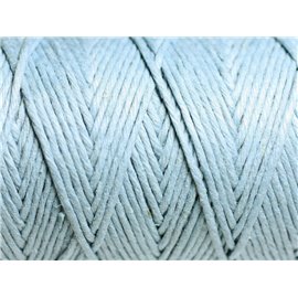 Haspel 90 meter - Henneptouw 1,2 mm Lichtblauw - 8741140010949 