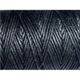 Bobina 90 metri - Cordino di canapa Spago 1,2 mm Nero - 8741140010963 