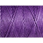 Bobine 90 mètres - Cordon Ficelle Chanvre 1.2mm Violet - 8741140010970 