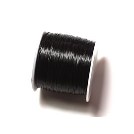 Bobina 70 metri - Filo in fibra elastica 0,8 mm Nero - 8741140010291 