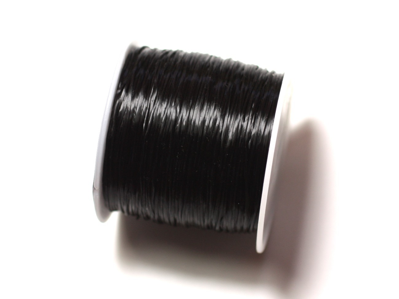 Bobine 70 mètres - Fil Elastique Fibre 0.8mm Noir - 8741140010291 