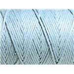 5 mètres - Cordon Ficelle Chanvre 1.2mm Bleu clair - 4558550083838 