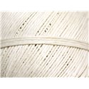 5 mètres - Fil Corde Cordon Ficelle Lin 1mm Blanc crème - 4558550084309