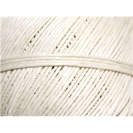 5 metros - Cable Cable Cord String Linen 1mm Crema Blanco - 4558550084309