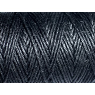 5 mètres - Cordon Ficelle Chanvre 1.2mm Noir - 8741140008656 