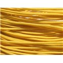 Echeveau 19m env - Fil Elastique Tissu 1mm Jaune   4558550019974 