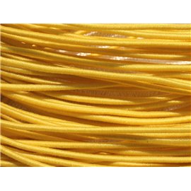 Matassa di circa 19 m - Filo di tessuto elastico 1 mm Giallo 4558550019974 