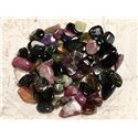 10pc - Perles de Pierre - Tourmaline Multicolore Rocailles Chips 6-14mm  4558550015006 
