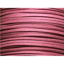 5 metros - Cordón Laniere Suedine Suedine Sude 3mm Purple Pink 4558550004727 