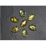 1pc - Cabochon Ambre naturelle Ovale 12x8mm Miel jaune clair - 8741140003279