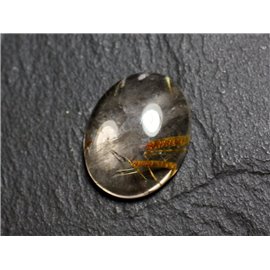 N69 - Cabochon-Stein - Quarz Rutil golden oval 20x16mm - 8741140002791 