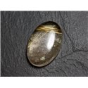 N77 - Cabochon Pierre - Quartz Rutile doré Ovale 27x18mm - 8741140002876 