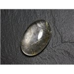 N85 - Cabochon Pierre - Quartz Rutile doré Ovale 28x18mm - 8741140002951 