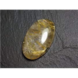 N90 - Piedra Cabujón - Cuarzo Rutilo dorado Ovalado 32x20mm - 8741140003002 