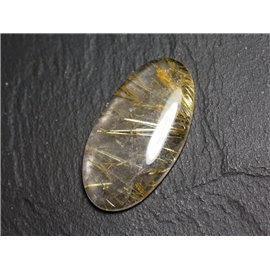 N94 - Cabochon Pierre - Rutielkwarts gouden Ovaal 39x21mm - 8741140003040 