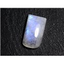 N49 - Cabochon Pierre de Lune Arc en Ciel Rectangle 18x11mm - 8741140001909 