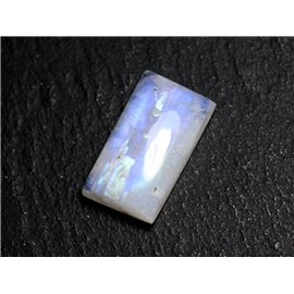 N51 - Moonstone Cabochon Rainbow Rectangle 20x11mm - 8741140001923 