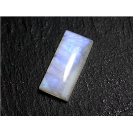 N52 - Rettangolo arcobaleno con pietra di luna, cabochon 21x10mm - 8741140001930 