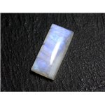 N52 - Cabochon Pierre de Lune Arc en Ciel Rectangle 21x10mm - 8741140001930 