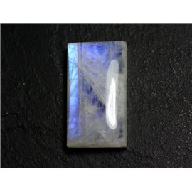 N58 - Rettangolo cabochon arcobaleno in pietra di luna 28x15mm - 8741140001992 