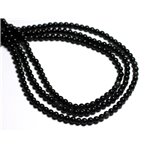 30pc - Perles de Pierre - Obsidienne noire arc en ciel Boules 3-4mm - 8741140000810 30pc - Perles de Pierre - Obsidienne noire arc en ciel Boules 3-4mm - 8741140000810