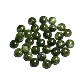 1pc - Cabochon Pierre - Jade Canada Nefrita Redonda 10mm - 8741140000032