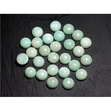 1pc - Cabochon Pierre - Amazonite Rond 10mm - 8741140000094