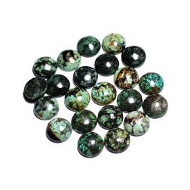 1pc - Cabochon Stone - Turquoise Africa Round 15mm - 8741140000186 
