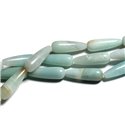 1pc - Perle de Pierre - Amazonite longue Goutte 30x10mm - 4558550095510 